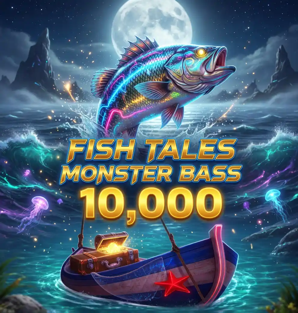 Fish Tales Monster Bass 10,000 slot game